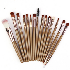 15-Piece Professional Makeup Brush Set