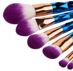 7-Piece Diamond Makeup Brush Set