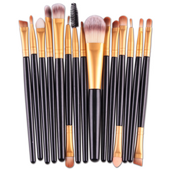 15-Piece Professional Makeup Brush Set
