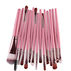 15-Piece Professional Makeup Brush Set
