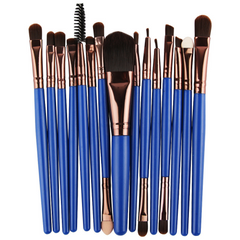 15-Piece Professional Makeup Brush Set