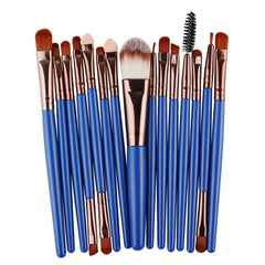 15-Piece Professional Makeup Brush Set
