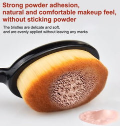 Synthetic All-in-1 Oval Makeup Brush