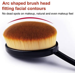 Synthetic All-in-1 Oval Makeup Brush