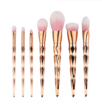 7-Piece Diamond Makeup Brush Set