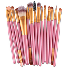 15-Piece Professional Makeup Brush Set
